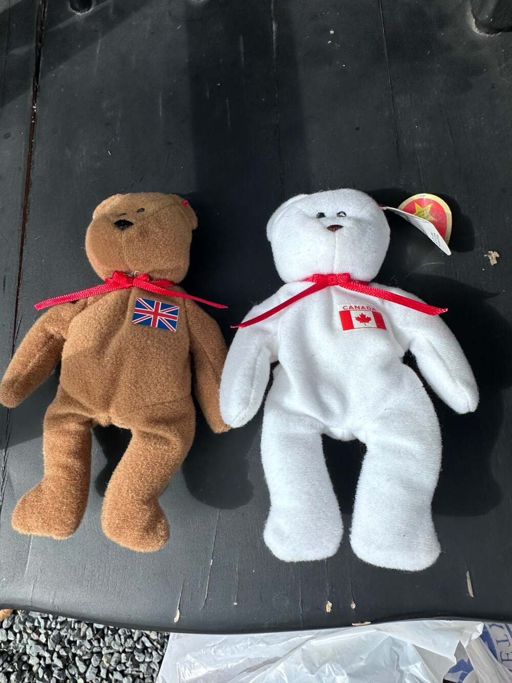 Ty Beanie Babies International Bears Lot Maple The Bear and Britannia The Bear